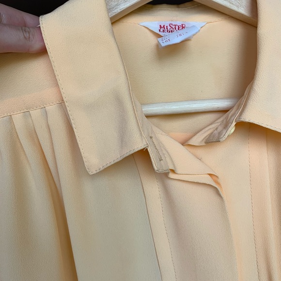 Cream Vintage 80s Blouse - Picture 7 of 8